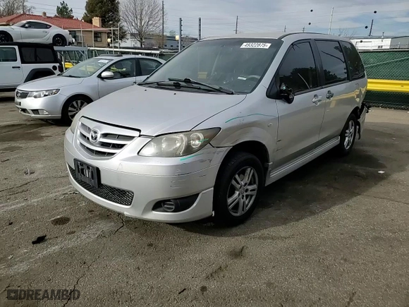 2004 Mazda MPV LX with VIN JM3LW28AX40528887, listed as a Copart auction lot 49322875 with 207,521 mi miles and Salvage Title. Bid and sale history available at carsss.com. Image 11.
