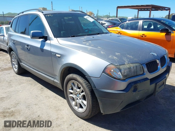 2005 BMW X3 2.5i with VIN WBXPA73415WC50781, listed as a IAAI auction lot 41871451 with 116,251 mi miles. Bid and sale history available at carsss.com. Image 1.