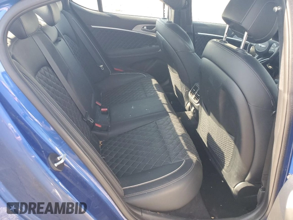 2020 Genesis G70 3.3T with VIN KMTG34LE9LU053508, listed as a Copart auction lot 75052004 with 135,388 mi miles and Salvage Title. Bid and sale history available at DreamBid. Image 10.