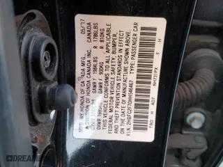 2017 Honda Civic Sedan EX with VIN 2HGFC2F70HH546467, listed as a Copart auction lot 47073625 with 163,530 mi miles and Salvage Title. Bid and sale history available at carsss.com. Image 13.