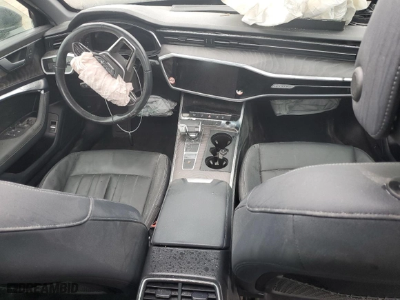 2024 Audi A6 Sedan Premium Plus with VIN WAUE3BF21RN010177, listed as a Copart auction lot 87265544 with 24,996 mi miles and Non Repairable. Bid and sale history available at carsss.com. Image 8.