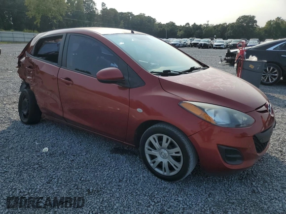 2014 Mazda 2 Sport with VIN JM1DE1KY8E0171646, listed as a Copart auction lot 70670884 with 98,656 mi miles and Salvage Title. Bid and sale history available at carsss.com. Image 4.