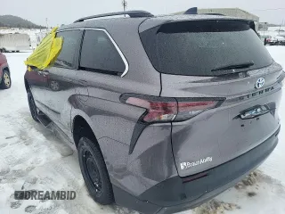 2023 Toyota Sienna LE with VIN 5TDGRKEC5PS168839, listed as a Copart auction lot 45199845 with 0 mi miles and Salvage Title. Bid and sale history available at carsss.com. Image 2.