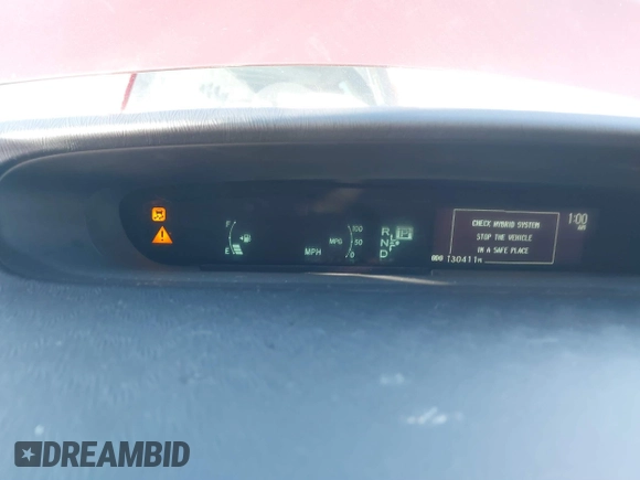 2013 Toyota Prius One with VIN JTDKN3DU7D5616179, listed as a IAAI auction lot 41640997 with 130,411 mi miles. Bid and sale history available at carsss.com. Image 7.