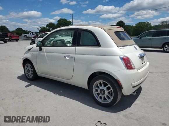 2015 FIAT 500 Pop with VIN 3C3CFFDR2FT501947, listed as a Copart auction lot 58386745 with 75,576 mi miles and Clean title. Bid and sale history available at DreamBid. Image 2.