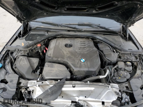 2020 BMW 3 Series 330i xDrive with VIN 3MW5R7J01L8B21498, listed as a Copart auction lot 49526285 with 76,575 mi miles and Salvage Title. Bid and sale history available at carsss.com. Image 13.