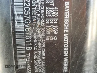 2016 BMW i8 z VIN WBY2Z2C57GV676118, wystawiony jako Copart lot #55245535 z przebiegiem 53 627 mil mil oraz Szkoda całkowita • Salvage title. Historia ofert i sprzedaży dostępna na DreamBid. Obrazek 13.