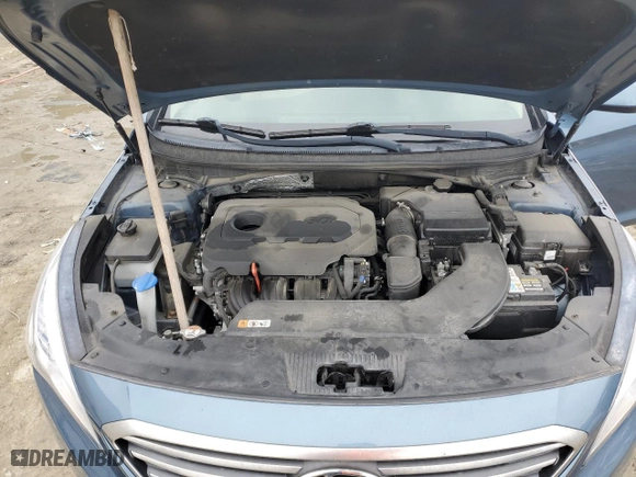 2017 Hyundai Sonata 2.4L with VIN 5NPE24AFXHH556986, listed as a Copart auction lot 46777365 with 64,796 mi miles and Salvage Title. Bid and sale history available at carsss.com. Image 11.