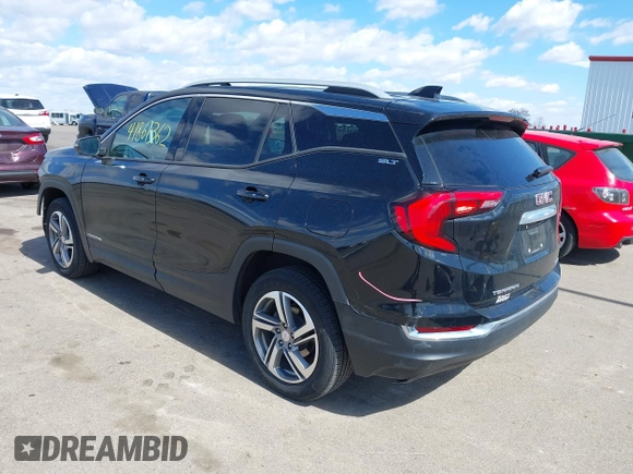 2019 GMC Terrain SLT with VIN 3GKALVEV3KL368549, listed as a IAAI auction lot 41861362 with 118,522 mi miles. Bid and sale history available at carsss.com. Image 3.