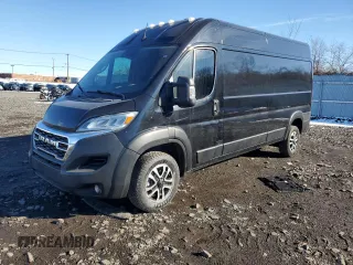 2023 Ram ProMaster Cargo with VIN 3C6MRVHG5PE516885, listed as a Copart auction lot 43197775 with 25,918 mi miles and Clean Title. Bid and sale history available at carsss.com. Image 1.
