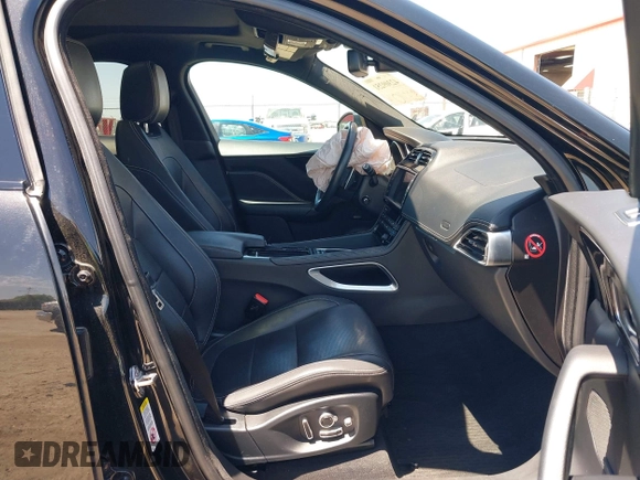 2018 Jaguar F-Pace 30t R-Sport with VIN SADCL2GX3JA283772, listed as a IAAI auction lot 42309251 with 86,601 mi miles and . Bid and sale history available at DreamBid. Image 5.