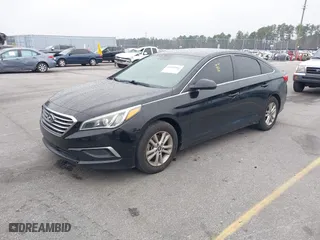 2017 Hyundai Sonata 2.4L with VIN 5NPE24AF2HH580294, listed as a IAAI auction lot 41585683 with 136,178 mi miles. Bid and sale history available at carsss.com. Image 17.