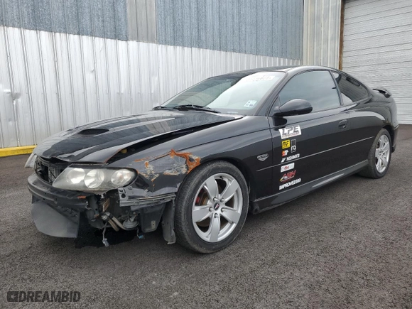 2006 Pontiac GTO with VIN 6G2VX12U06L836591, listed as a Copart auction lot 51596625 with NaN miles and Salvage Title. Bid and sale history available at carsss.com. Image 1.