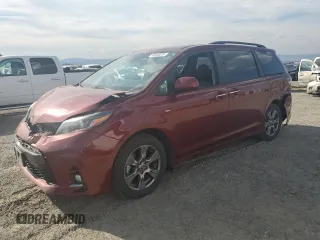 2019 Toyota Sienna SE с VIN 5TDEZ3DC1KS222208, выставлен на аукционе Copart как лот 68946224 с пробегом 60 446 миль миль и Списание • Salvage title. История ставок и продаж доступна на DreamBid. Изображение 1.