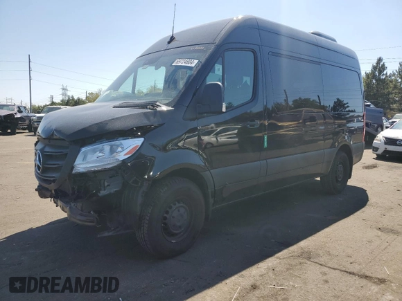 2024 Mercedes-Benz Sprinter with VIN W1Z4NFHY4RP668167, listed as a Copart auction lot 69724604 with 2,342 mi miles and Salvage Title. Bid and sale history available at DreamBid. Image 1.