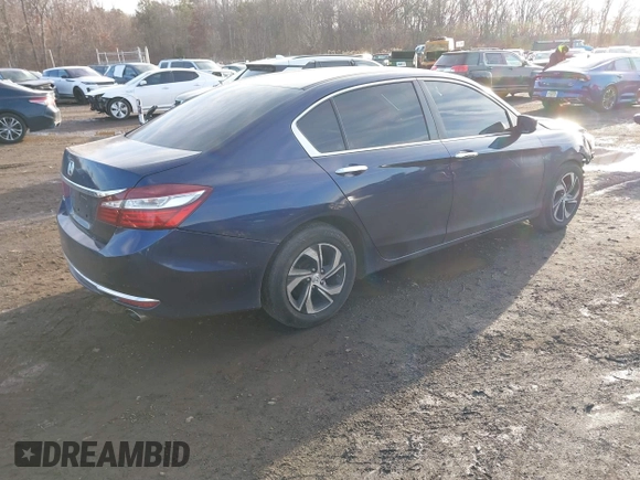 2016 Honda Accord Sedan LX with VIN 1HGCR2F38GA218452, listed as a IAAI auction lot 41510450 with 76,993 mi miles. Bid and sale history available at carsss.com. Image 4.
