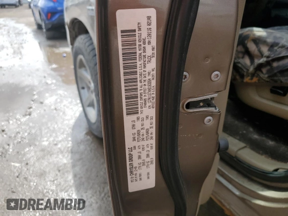 2010 Dodge 1500 TRX with VIN 1D7RV1GTXAS163264, listed as a Copart auction lot 50192525 with 283,740 mi miles and Salvage Title. Bid and sale history available at carsss.com. Image 12.