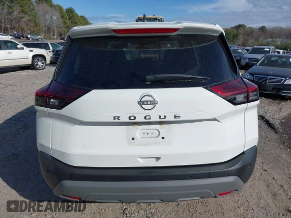 2023 Nissan Rogue S with VIN 5N1BT3AA6PC820239, listed as a IAAI auction lot 41718461 with 28,831 mi miles. Bid and sale history available at carsss.com. Image 16.