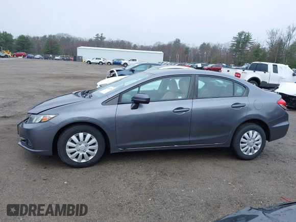 2014 Honda Civic Sedan LX with VIN 2HGFB2F53EH541941, listed as a IAAI auction lot 42033294 with 104,006 mi miles. Bid and sale history available at carsss.com. Image 15.