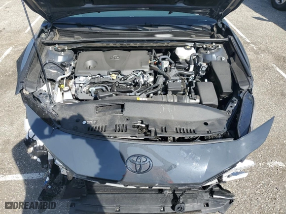 2025 Toyota Camry LE with VIN 4T1DAACK3SU042848, listed as a Copart auction lot 45586075 with 10,598 mi miles and Salvage Title. Bid and sale history available at carsss.com. Image 11.
