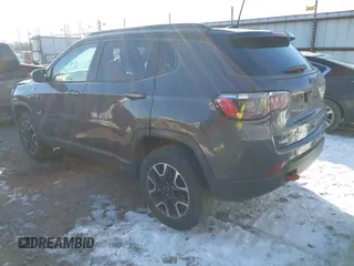 2019 Jeep Compass Trailhawk with VIN 3C4NJDDB3KT602029, listed as a IAAI auction lot 41618243 with 73,088 mi miles and . Bid and sale history available at DreamBid. Image 3.