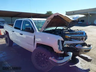 2014 Chevrolet Silverado 1500 LT with VIN 3GCUKREC6EG247979, listed as a IAAI auction lot 41590703 with 1 mi miles. Bid and sale history available at carsss.com. Image 1.
