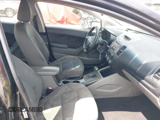 2014 Kia Forte LX with VIN KNAFK4A67E5191924, listed as a IAAI auction lot 41858920 with 198,652 mi miles. Bid and sale history available at carsss.com. Image 5.