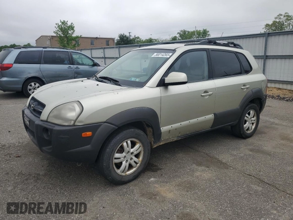 2007 Hyundai Tucson SE with VIN KM8JN72D87U667654, listed as a Copart auction lot 56014265 with 287,695 mi miles and Clean Title. Bid and sale history available at DreamBid. Image 1.