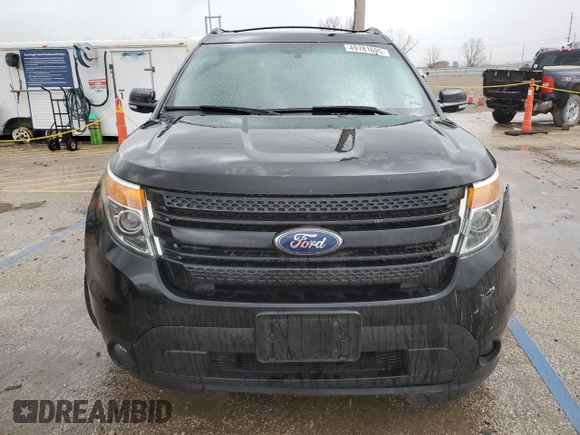 2015 Ford Explorer Limited with VIN 1FM5K8F88FGA70076, listed as a Copart auction lot 49781695 with 158,196 mi miles and Salvage Title. Bid and sale history available at DreamBid. Image 5.