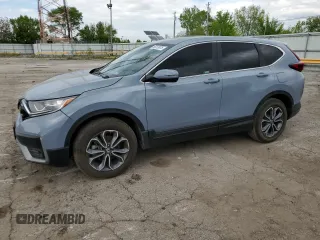 2022 Honda CR-V EX z VIN 5J6RW2H57NA013552, wystawiony jako Copart lot #56753675 z przebiegiem 25 501 mil mil oraz Szkoda całkowita • Salvage title. Historia ofert i sprzedaży dostępna na DreamBid. Obrazek 1.