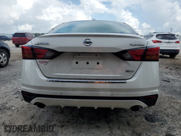 2019 Nissan Altima 2.5 Platinum with VIN 1N4BL4FW4KN308576, listed as a Copart auction lot 68251604 with 55,215 mi miles and Non Repairable. Bid and sale history available at carsss.com. Image 6.