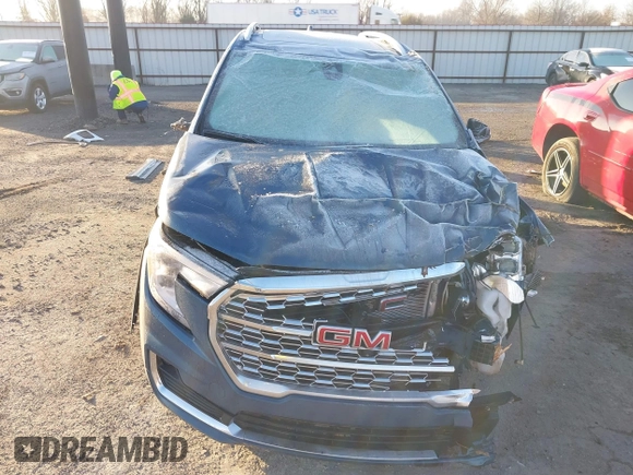 2024 GMC Terrain Denali with VIN 3GKALXEG3RL395046, listed as a IAAI auction lot 41204297 with 2,694 mi miles. Bid and sale history available at carsss.com. Image 6.