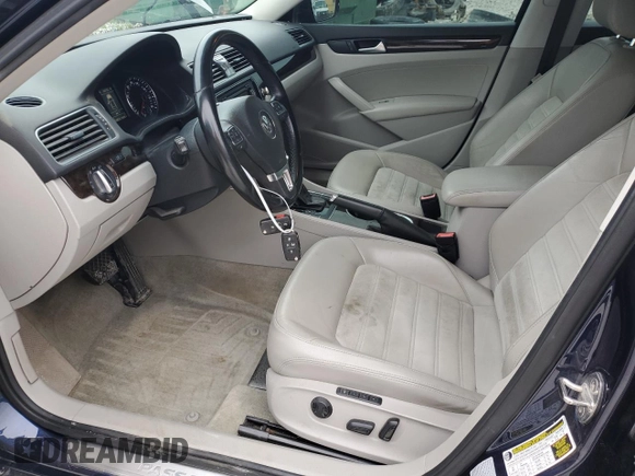 2015 Volkswagen Passat SEL Premium with VIN 1VWCV7A34FC051649, listed as a Copart auction lot 57794895 with 159,824 mi miles and Salvage title. Bid and sale history available at DreamBid. Image 7.