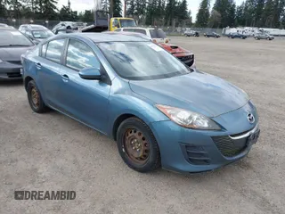 2010 Mazda Mazda3 i Touring with VIN JM1BL1SG5A1219953, listed as a IAAI auction lot 41956529 with 265,552 mi miles. Bid and sale history available at carsss.com. Image 1.