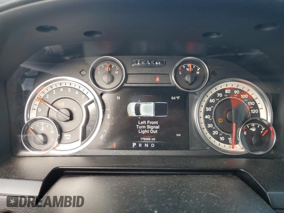 2013 Ram 1500 Sport z VIN 1C6RR7MT0DS571211, wystawiony jako Copart lot #49482605 z przebiegiem 178 395 mil mil oraz Szkoda całkowita • Salvage title. Historia ofert i sprzedaży dostępna na DreamBid. Obrazek 9.