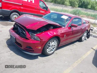 2014 Ford Mustang V6 with VIN 1ZVBP8AM9E5284966, listed as a IAAI auction lot 42440410 with 100,161 mi miles and . Bid and sale history available at DreamBid. Image 17.