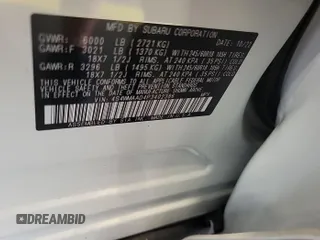 2023 Subaru Ascent Premium with VIN 4S4WMAAD4P3402386, listed as a IAAI auction lot 42785380 with 22,771 mi miles and . Bid and sale history available at DreamBid. Image 20.