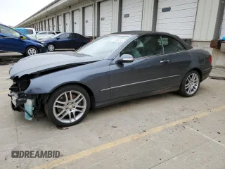 2008 Mercedes-Benz CLK-Class 3.5L with VIN WDBTK56F08F234873, listed as a Copart auction lot 43166075 with 113,841 mi miles and Salvage Title. Bid and sale history available at carsss.com. Image 1.