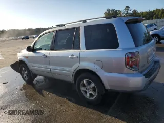 2006 Honda Pilot EX with VIN 5FNYF28446B008729, listed as a Copart auction lot 77075504 with 356,586 mi miles and Salvage Title. Bid and sale history available at DreamBid. Image 2.