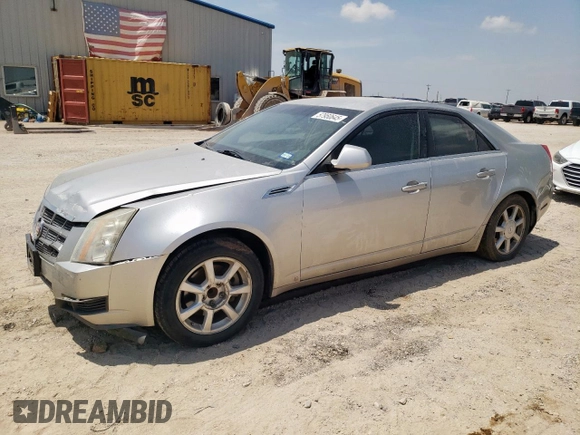 2008 Cadillac CTS RWD with VIN 1G6DF577180156692, listed as a Copart auction lot 57950645 with 221,679 mi miles and Salvage title. Bid and sale history available at DreamBid. Image 1.