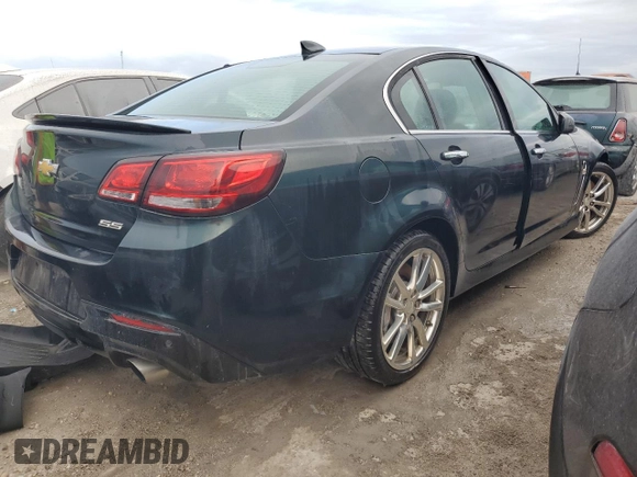 2015 Chevrolet SS z VIN 6G3F25RWXFL119998, wystawiony jako Copart lot #73978534 z przebiegiem Nie podano mil oraz Szkoda całkowita • Salvage title. Historia ofert i sprzedaży dostępna na DreamBid. Obrazek 3.