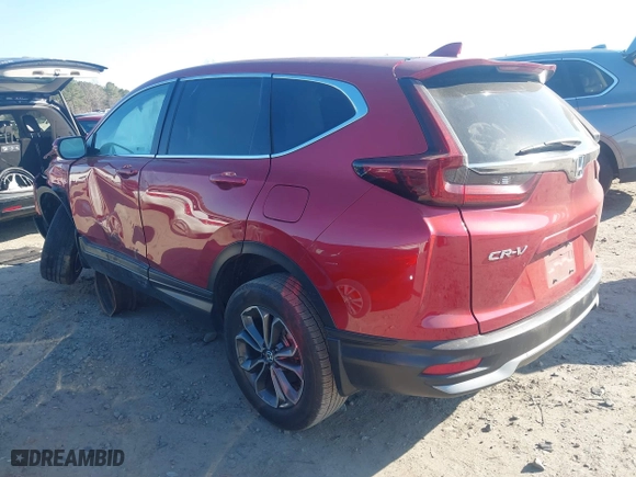 2021 Honda CR-V EX with VIN 5J6RW1H50MA003745, listed as a IAAI auction lot 41714479 with 114,887 mi miles. Bid and sale history available at carsss.com. Image 3.