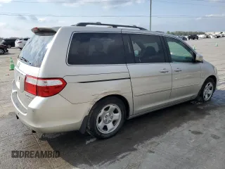 2005 Honda Odyssey TOURING with VIN 5FNRL38805B060623, listed as a Copart auction lot 51703145 with 139,017 mi miles and Salvage Title. Bid and sale history available at carsss.com. Image 3.