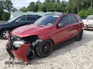 2016 Mercedes-Benz GLE 63 S AMG with VIN 4JGDA7FB4GA808819, listed as a Copart auction lot 65957994 with 79,196 mi miles and Salvage title. Bid and sale history available at DreamBid. Image 1.