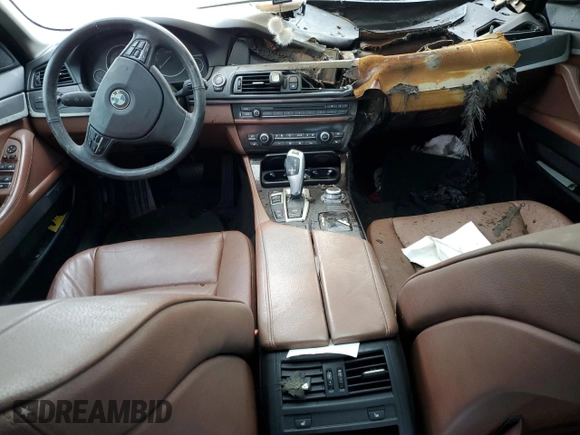 2012 BMW 5 Series 528i xDrive with VIN WBAXH5C58CDW04403, listed as a Copart auction lot 47270655 with Not Provided miles and Salvage Title. Bid and sale history available at DreamBid. Image 8.