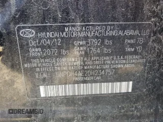 2013 Hyundai Elantra GLS с VIN 5NPDH4AE2DH234757, выставлен на аукционе Copart как лот 52202825 с пробегом 203 346 миль миль и Списание • Salvage title. История ставок и продаж доступна на DreamBid. Изображение 14.
