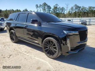 2021 Cadillac Escalade Sport Platinum with VIN 1GYS4GKL6MR380454, listed as a Copart auction lot 41435704 with 41,875 mi miles and Salvage Title. Bid and sale history available at carsss.com. Image 4.