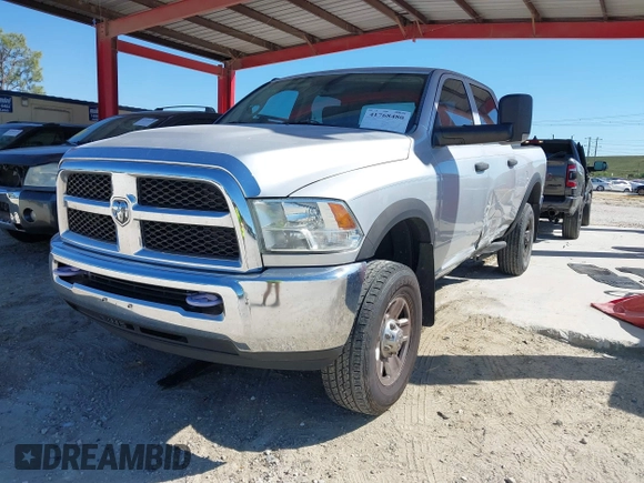 2014 Ram 2500 Tradesman with VIN 3C6UR5CJ2EG322271, listed as a IAAI auction lot 41768480 with 86,400 mi miles and . Bid and sale history available at DreamBid. Image 2.