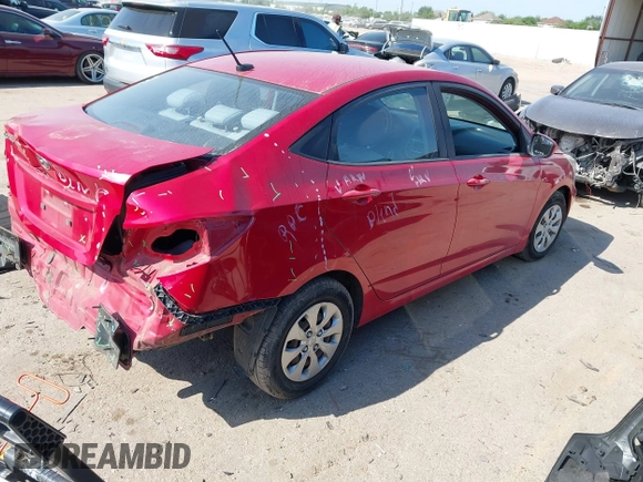 2016 Hyundai Accent SE z VIN KMHCT4AE5GU109123, wystawiony jako IAAI lot #41939620 z przebiegiem 71 461 mil mil oraz . Historia ofert i sprzedaży dostępna na DreamBid. Obrazek 4.