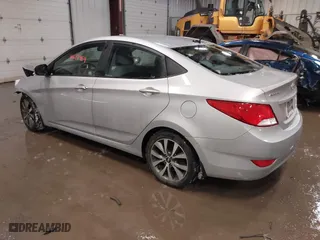 2017 Hyundai Accent SE with VIN KMHCT4AE7HU347198, listed as a IAAI auction lot 41617464 with 61,403 mi miles. Bid and sale history available at carsss.com. Image 3.